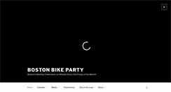 Desktop Screenshot of bostonbikeparty.com